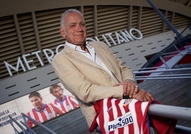 Juan Ramón Lucas, a las puertas del Metropolitano.