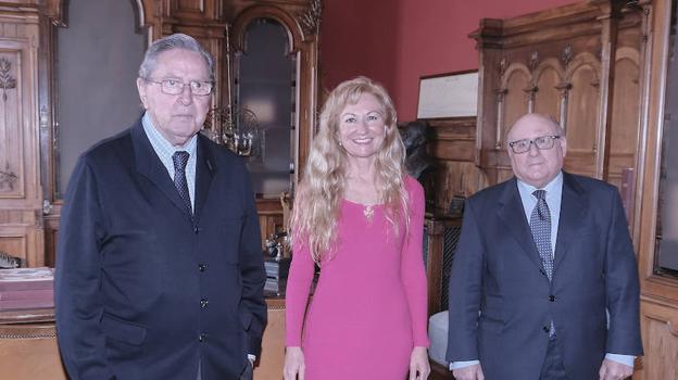 Fernando Faces, María Luisa García y Francisco Moreno