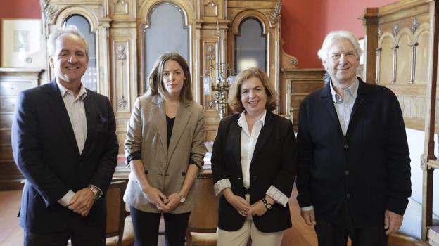 José Mª de Cárdenas, María Jesús Tejedor, Rosa Madrid y Antonio Barrionuevo