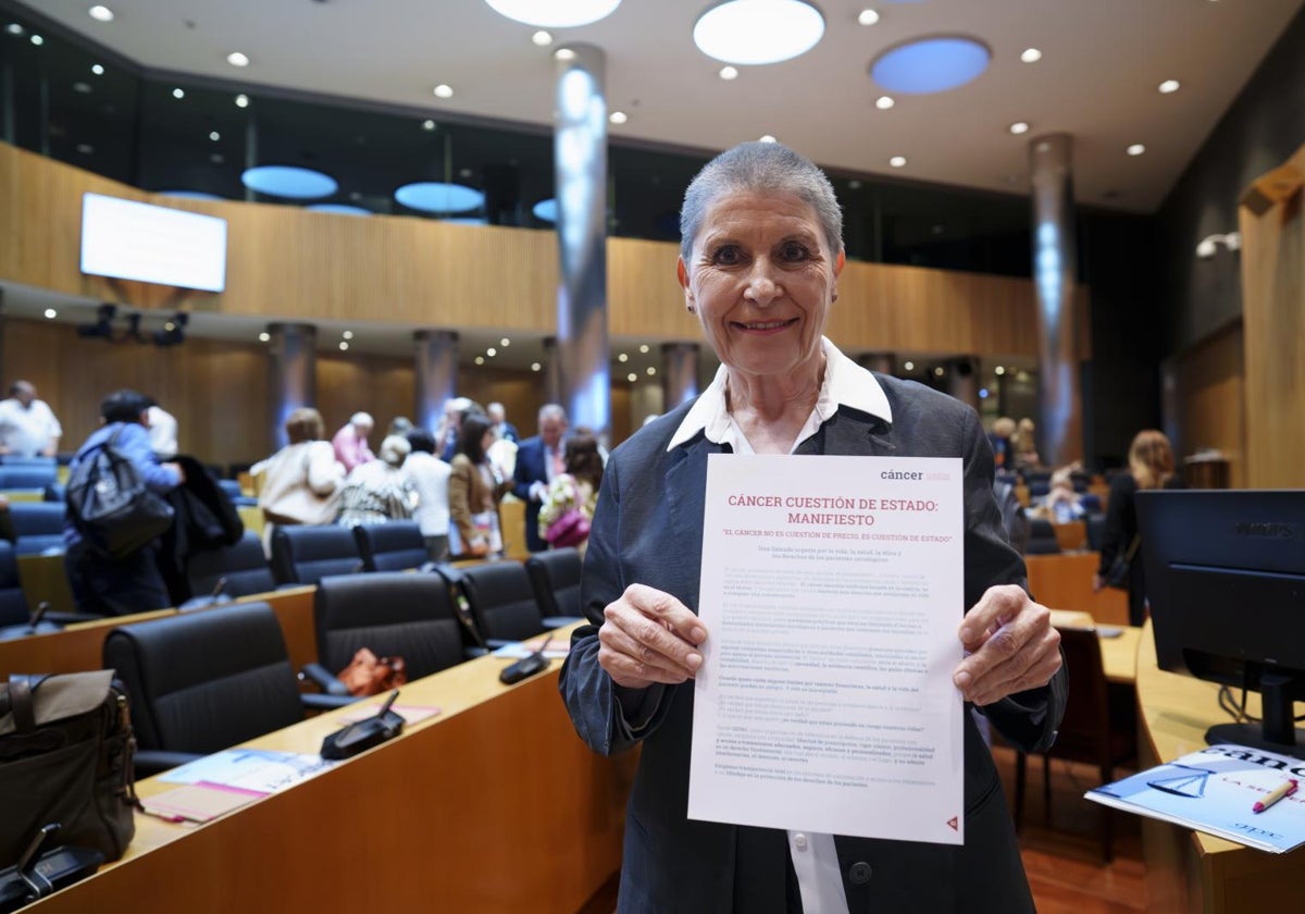 Begoña Barragán García, presidenta del Grupo Español de Pacientes con Cáncer