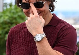 Así es el Rolex de oro blanco y diamantes que lleva Tom Cruise para promocionar 'Misión Imposible'