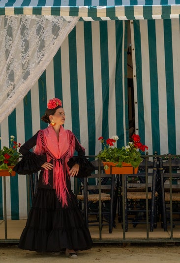 El calor marca el jueves de Feria en El Puerto